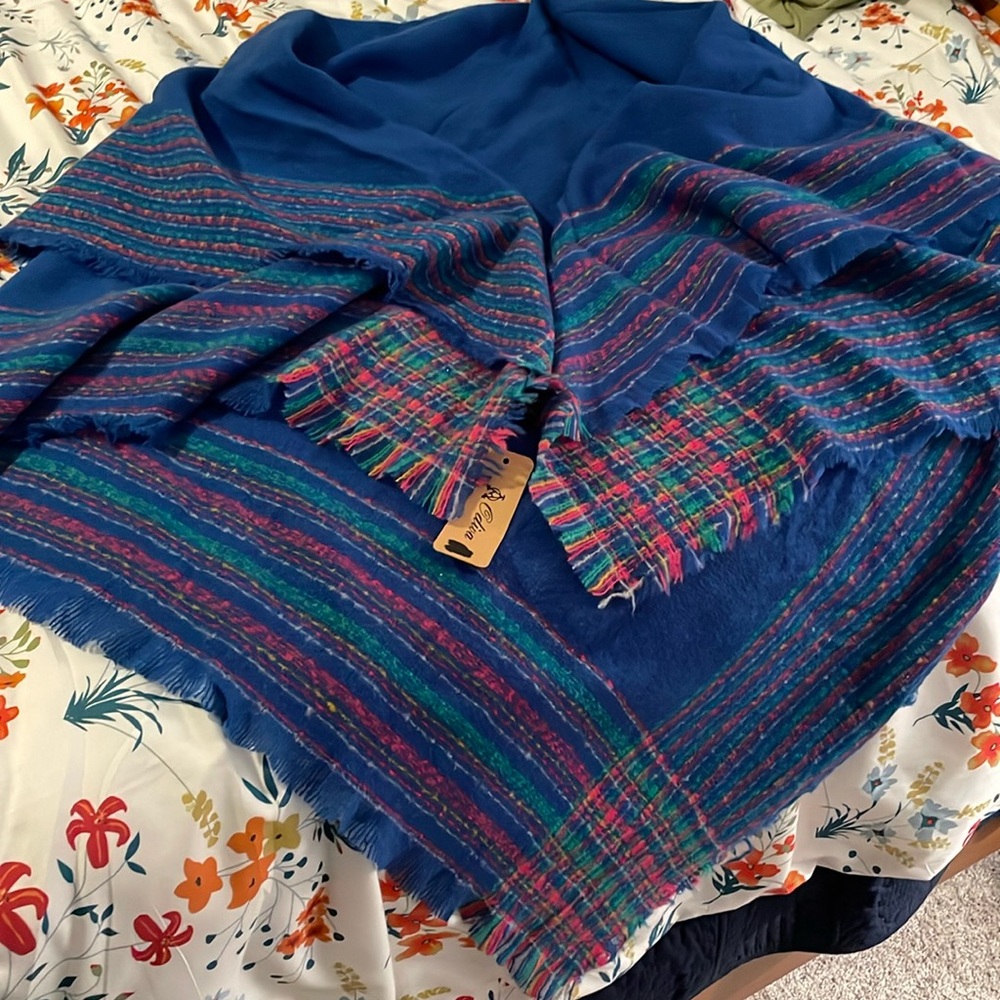 Blue shawl/scarf